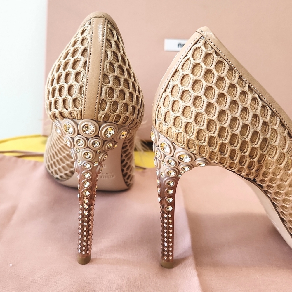 Miu Miu Calzature Donna Open Toe Shoe - image 6